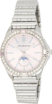 True Religion Moonphase Bracelet Watch, 36mm in Silver at Nordstrom Rack