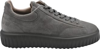 Hogan H-Stripes Sneakers - Heren - Sneakers - Grijs - 44 EU - Su&egrave;de - Schoenen