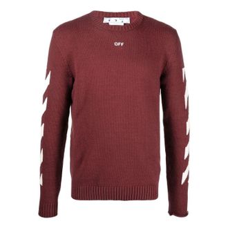 Off-white Arrow Knit Crew Neck Jumpe OMHE023F22KNI0012801