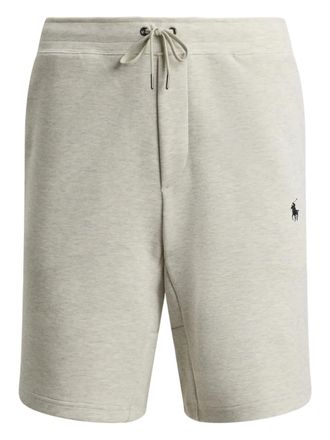 Polo Ralph Lauren embroidered double-knit track shorts - Grey