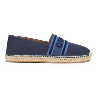 Gucci Espadrilles Slip-On - Heren - Espadrilles - Blauw - 43 EU - Katoen - Schoenen