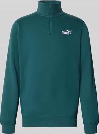 Puma Sweatshirt mit Label-Stitching in Bottle, Größe XXL