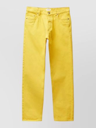 Versace straight leg trousers chain detail pockets