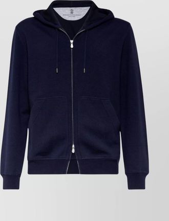 Brunello Cucinelli cashmere zip-up hoodie