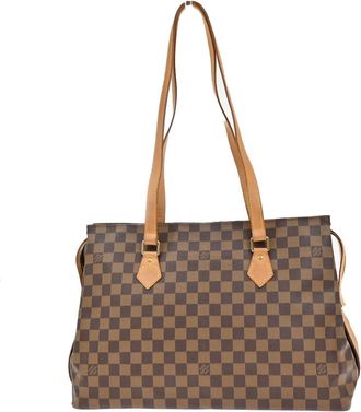 Louis Vuitton Chelsea Handbag Centenaire Damier Brown Canvas Handbag (Pre-Owned)