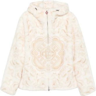 Casablanca Jassen, Heren, Wit, XL, Faux Bont Jas
