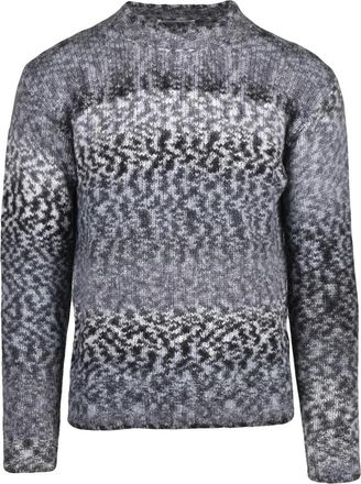 KANGRA Textured Knit Crewneck Sweater