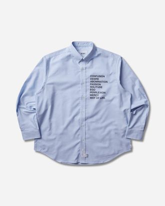 Wtaps Men s BD 01 Longsleeve Shirt Blue