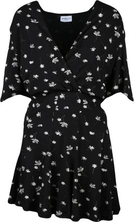 Marella Kleedjes, Dames, Zwart, S, Polyester, Korte jurk van stretchstof