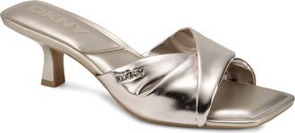 DKNY Jolaine Twist Sandal in Champagne at Nordstrom, Size 6.5