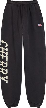 Cherry Los Angeles Hollywood Logo Cotton Sweatpants - Black - XL