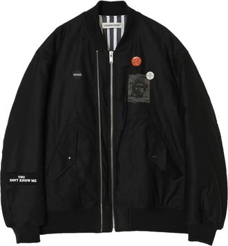 Undercover Bomber con ricamo - Nero