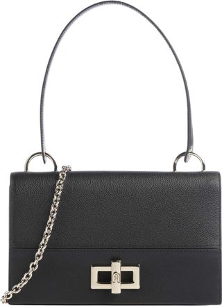 Furla Amelia M Crossbody Structured Grained Leather Shoulder Bag