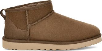UGG Classic Ultra Mini Laarzen Hickory - Heren - Winterlaarzen - Bruin - 44 EU - Su&egrave;de - Schoenen