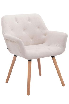 Clp Clp - Silla De Comedor Cassidy En Tela Beige Natural