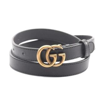 Gucci Pre-owned Belts, female, Black, Size: ONE SIZE Pre-owned Vintage Belt