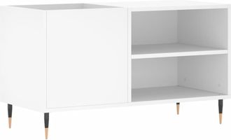 vidaXL Mueble Para Discos Madera De Ingenier&iacute;a Blanco 85x38x48 Cm Vidaxl