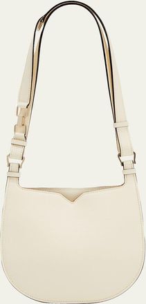 Valextra The Hobo Weekend Small Saddle Bag