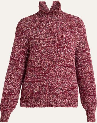 Proenza Schouler Sol Melange Knit Turtleneck Sweater