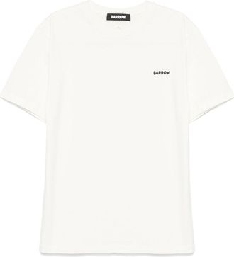 Barrow T-shirt met logoprint - Wit