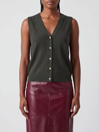 Max Mara S Max Mara Gilet in maglia con scollo a V e chiusura con bottoni