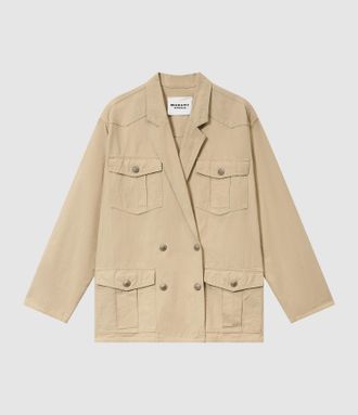 Isabel Marant Veste Nevala Beige
