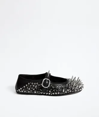 Bottega Veneta Veneziana Mary-Jane Ballerina - Black - Women - 7