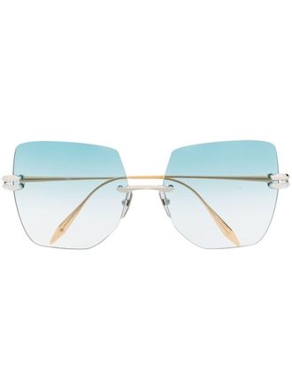 Dita Eyewear Occhiali da sole a farfalla - Oro