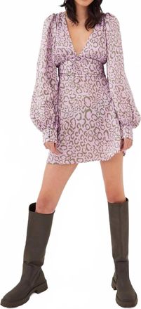 For Love & Lemons June Mini Dress In Purple