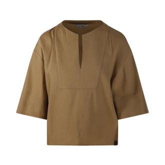 Max Mara Blouses, female, Brown, Size: XS Sospiro Blouse