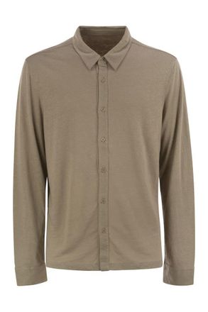 Majestic Filatures Linen Long-Sleeved Shirt