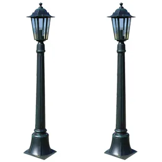 vidaXL Farolas De Jard&iacute;n Preston 2 Piezas 105 Cm Vidaxl