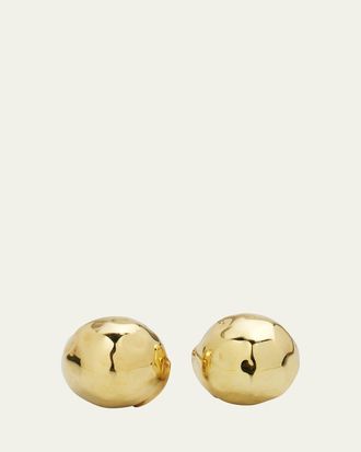 Ippolita Small Hammered Ball Stud Earrings in 18K Gold