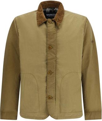 Barbour Beige Cotton Mens Coat