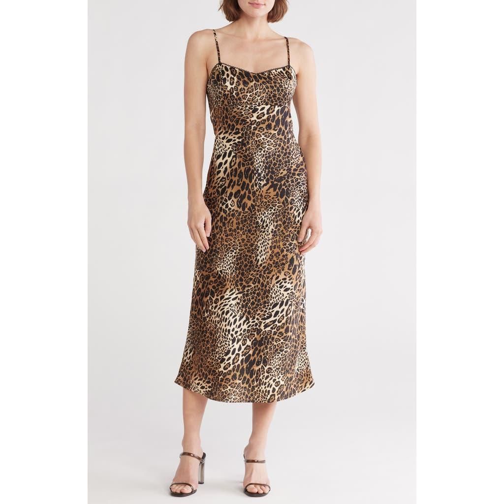 Lush Cotton Eyelet Tiered Midi Dress in Off White at Nordstrom