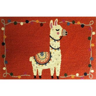 R16 Home Craft Llama Door Mat in Dark Citrus at Nordstrom Rack, Size 24X36 Ft