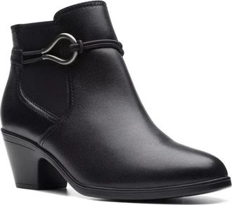 Clarks Emily2 Kaylie 26174079 Boots Womens Black Leather Bootie GAL313