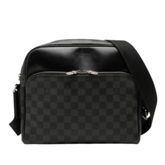 Louis Vuitton Pre-owned Dayton Reporter MM - Dames - Pre-owned - Zwart - Maat: ONE Size