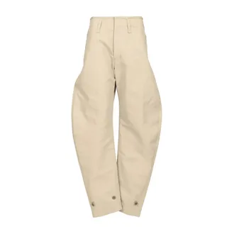 Christophe Lemaire Wide Trousers - female - Lemaire - Wide Trousers - Beige - M - Trousers
