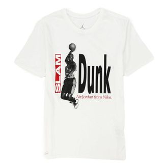 Nike Jordan Air Jordan Jumpman Printed Sports TEE Men White 939615-100