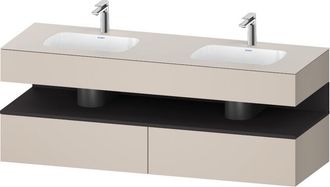 Duravit Qatego Lavabo Encastrado Con Base De Lavabo Consola, - Duravit
