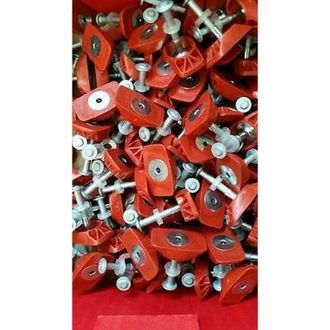 OEM Hilti 251705 - Fijaci&oacute;n De Canaleta De Cables X-et Dnik-h 27 - Paquete De 100 - Rojo