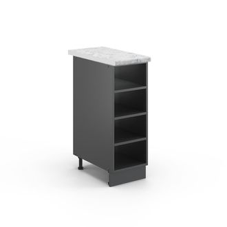 Vicco Estante De Cocina Fame-line, Antracita, 30 Cm, Et M&aacute;rmol