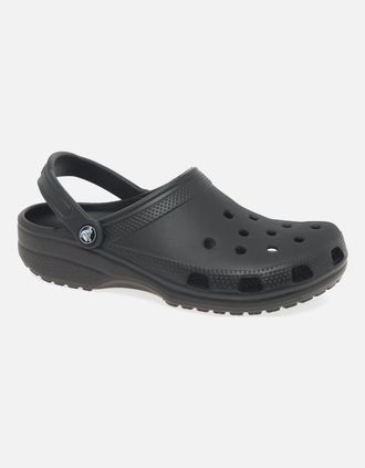 Crocs Womens Classic Womens Mules - Black - Size: 6