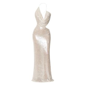 Amazu&igrave;n Amazuin Kleedjes White - Dames - Avondkleed - Wit - L - Polyester - Kleedjes