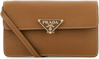 Prada Biscuit Leather Mini Crossbody Bag