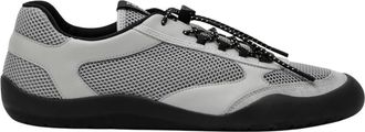 Prada Speedrock Sneakers - Heren - Sneakers - Grijs - 41 1/2 EU - Leer - Schoenen