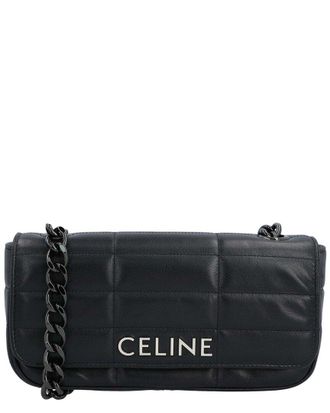 Celine Celine Goatskin Leather Matelass&eacute; Chain Shoulder Bag, Never Carried (Authentic Pre-Loved)