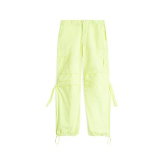 Freddy Pantaloni cargo in popeline con doppia coulisse