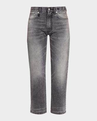 R13 Romeo Straight Cropped Jeans